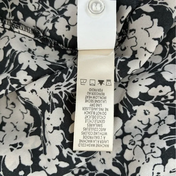 NWOT Max Stupid Floral Button Down Blouse - Picture 7 of 8
